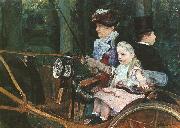 Mary Cassatt Woman and Child Driving Sweden oil painting artist